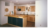 Basement bar area